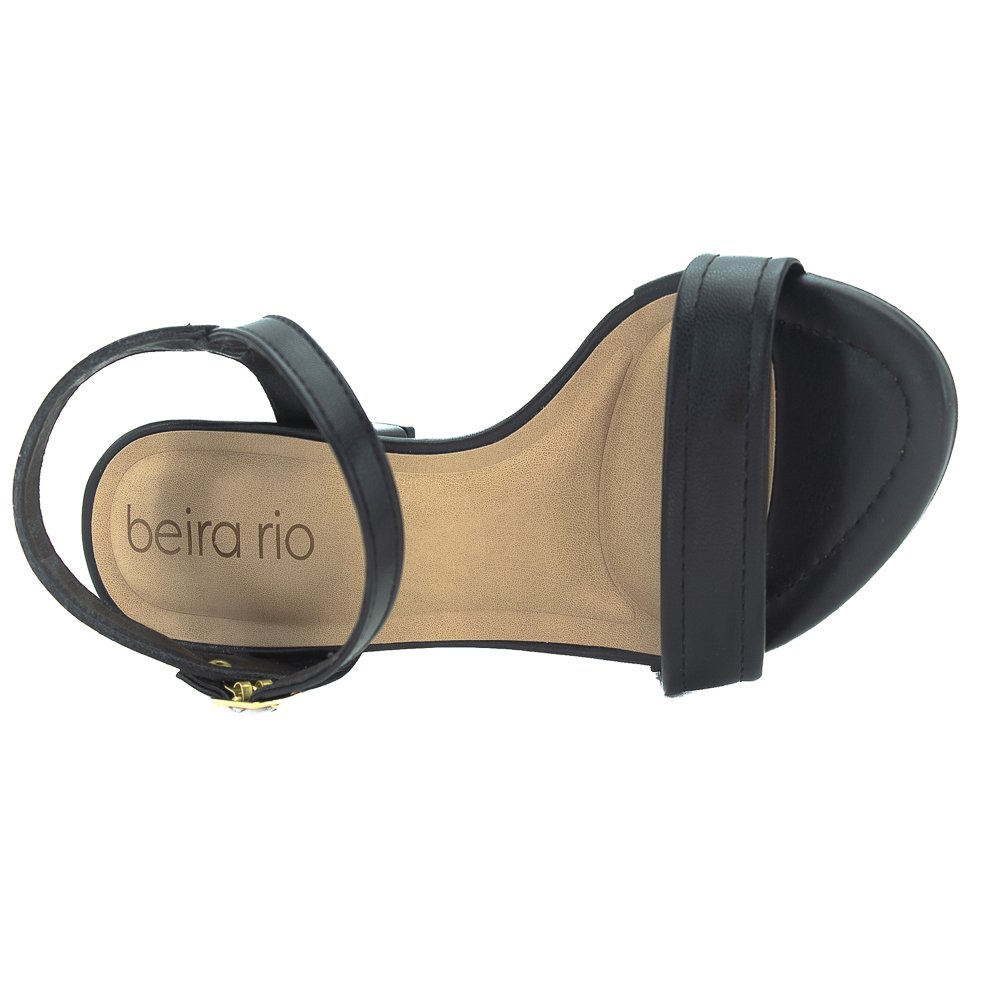 Sandália Feminina Beira Rio 8280.685 - Preto Preto 5