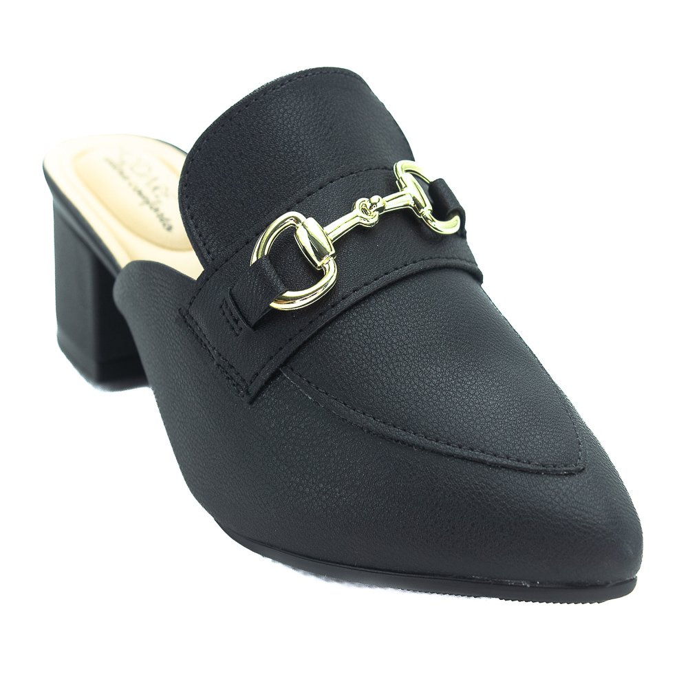 Mule Feminino Modare 7340.124 - Preto Preto 2