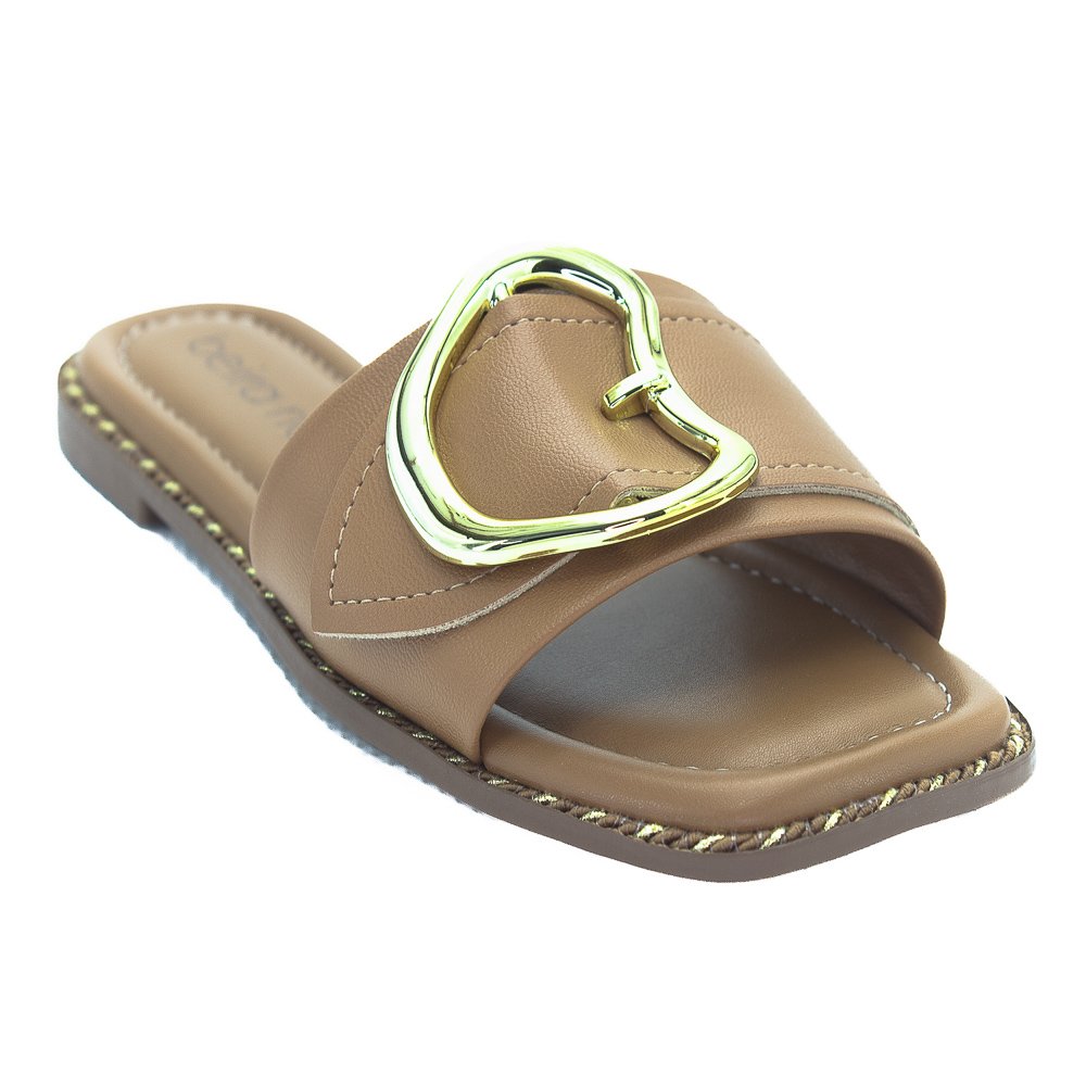 Rasteira Feminina Beira Rio 8506.207 - Marrom Marrom 2