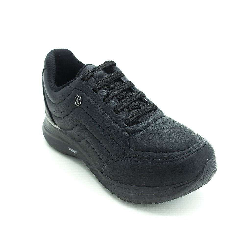 Tênis Feminino Kolosh K8428B - Preto Preto 2