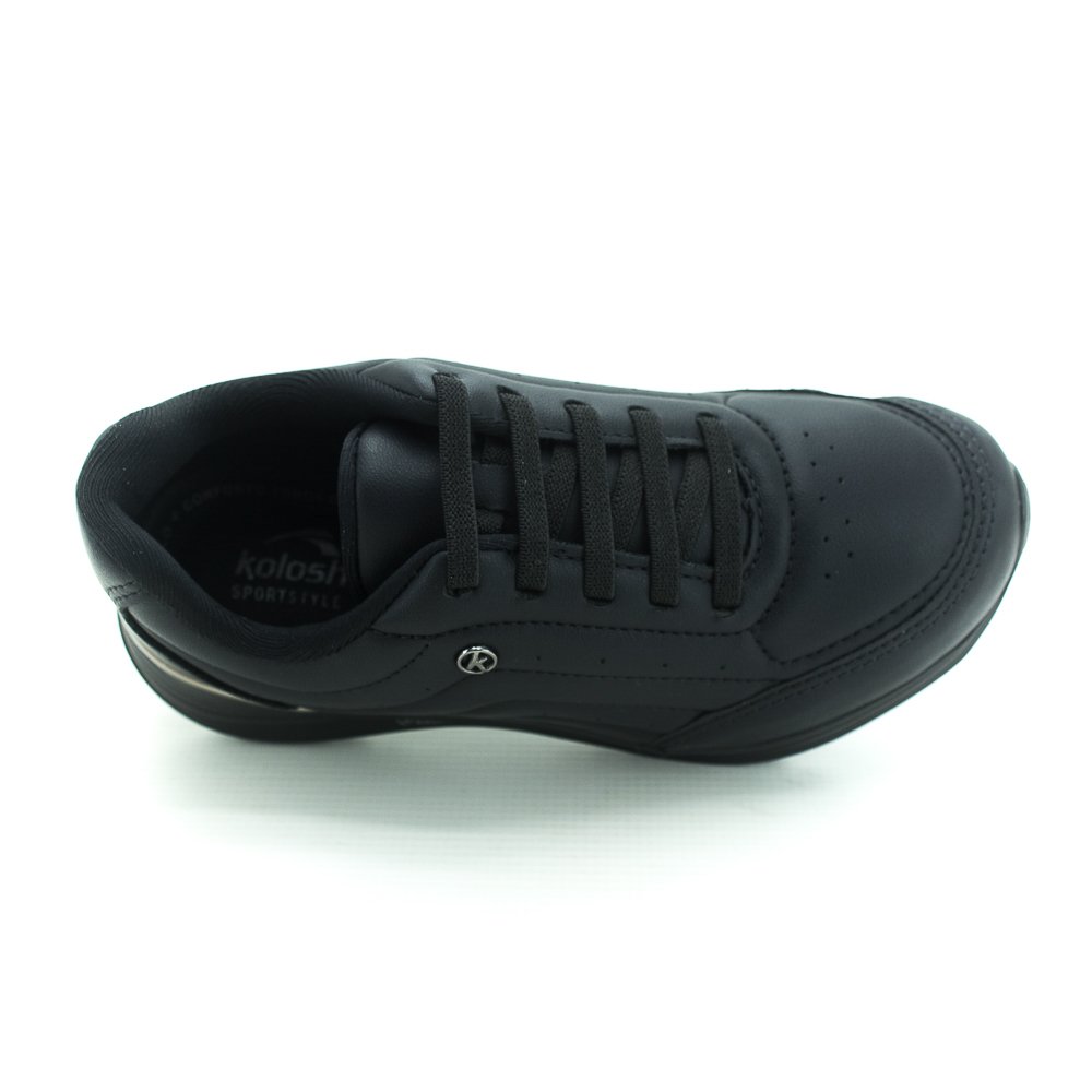 Tênis Feminino Kolosh K8428B - Preto Preto 5