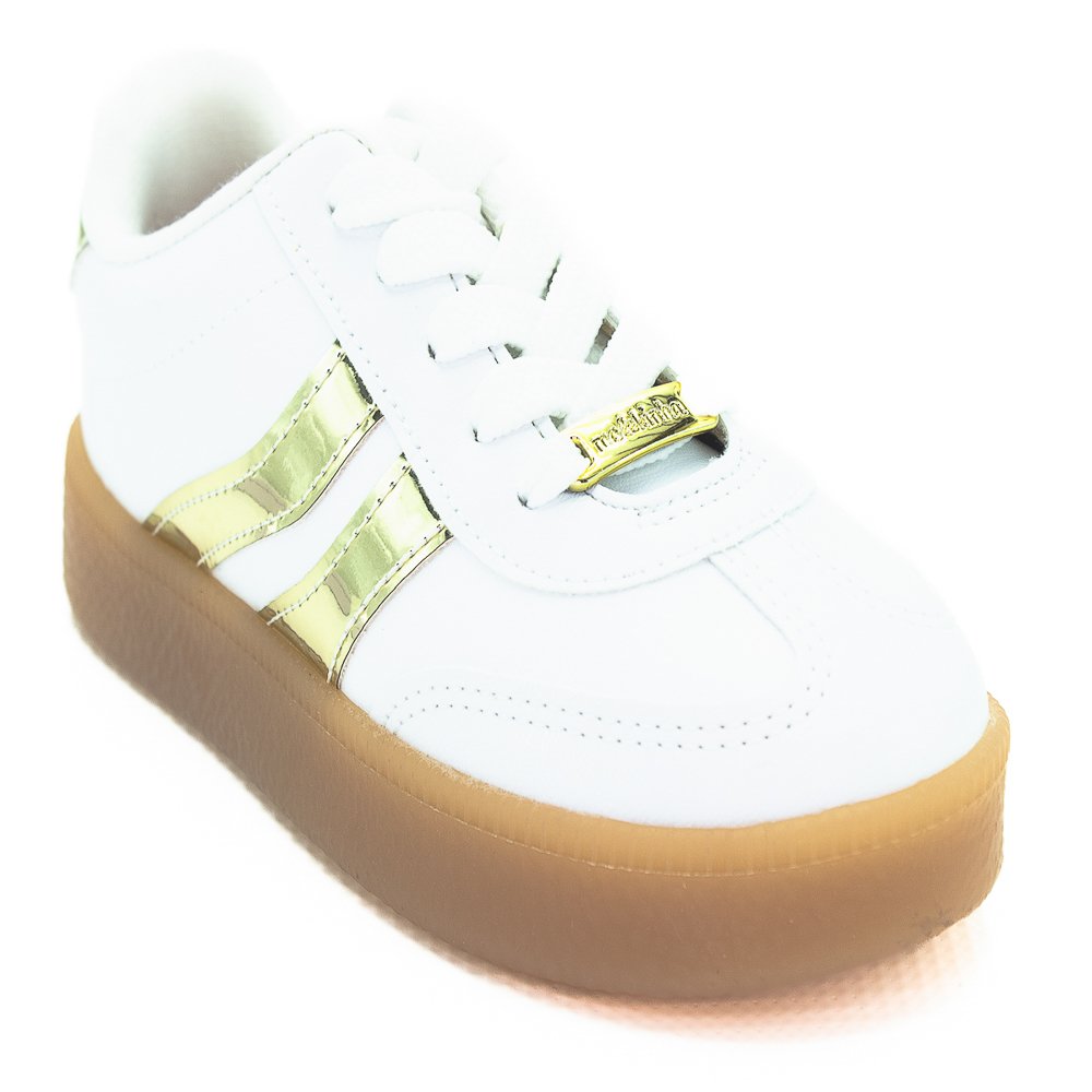 Tênis Infantil Menina Molekinha 2582.102 - Branco Branco 2