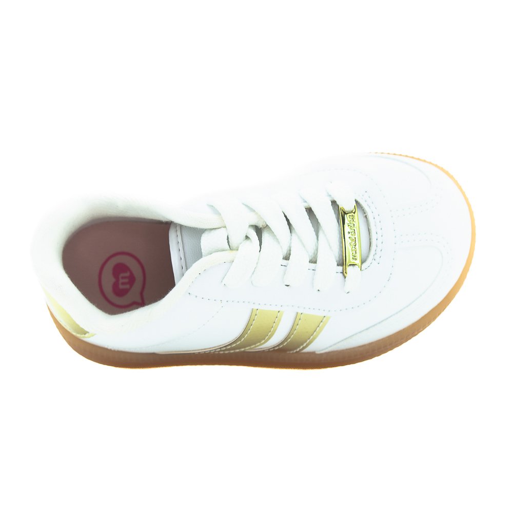 Tênis Infantil Menina Molekinha 2582.102 - Branco Branco 5