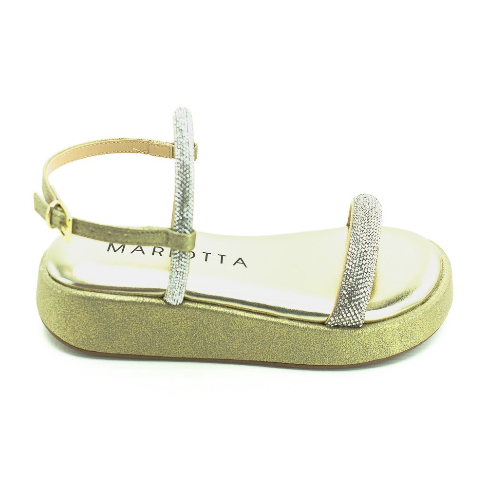 Sandália Feminina Mariotta 20215-40 - Dourato