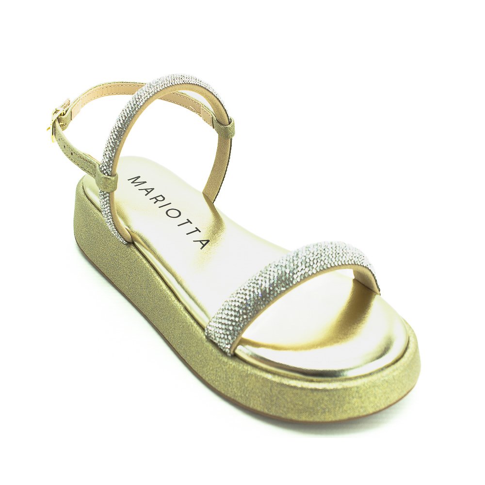 Sandália Feminina Mariotta 20215-40 - Dourato Dourado 3