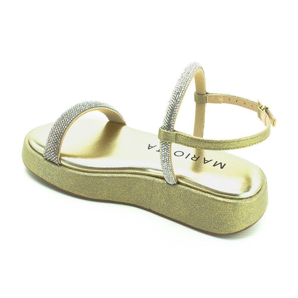 Sandália Feminina Mariotta 20215-40 - Dourato Dourado 4