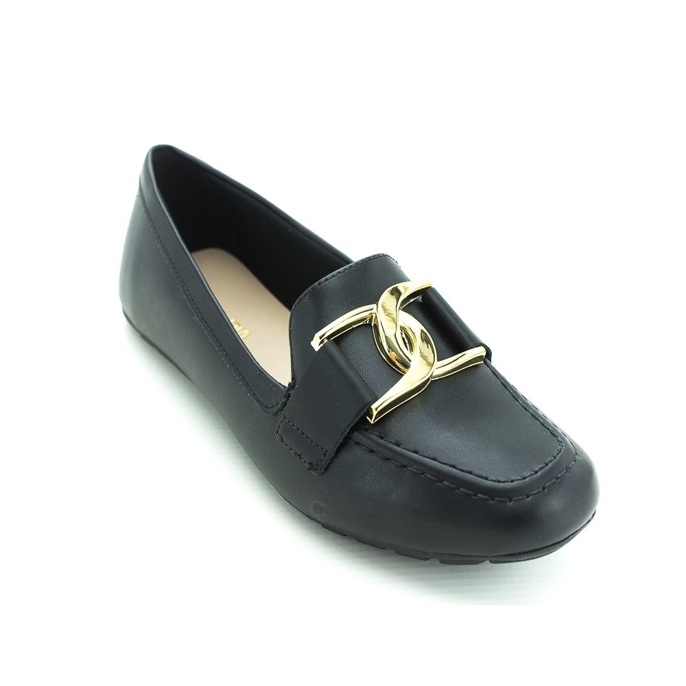 Mocassim Feminino Sua Cia 8263.15321 - Preto Preto 2