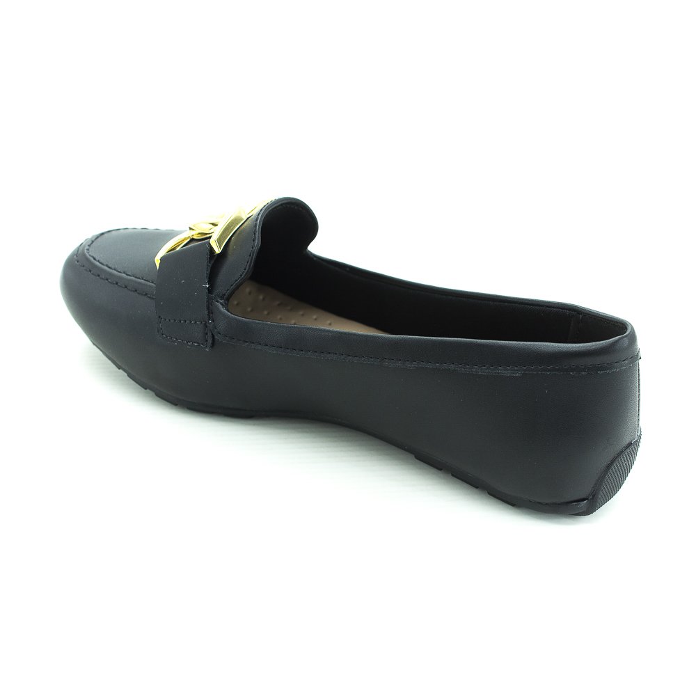 Mocassim Feminino Sua Cia 8263.15321 - Preto Preto 3