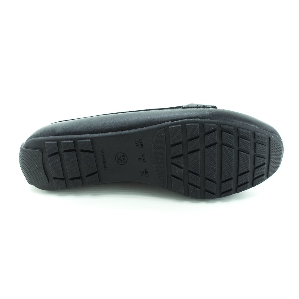 Mocassim Feminino Sua Cia 8263.15321 - Preto Preto 4