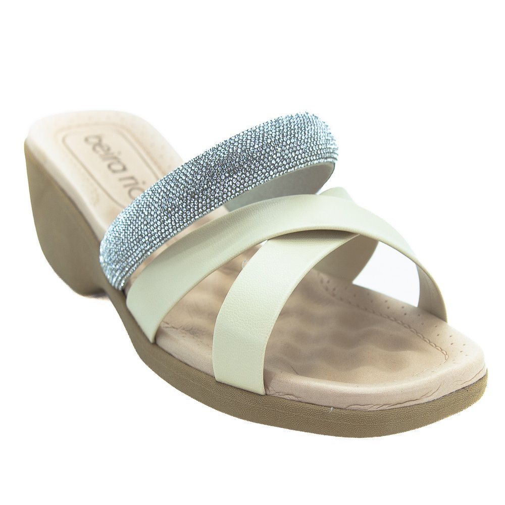 Tamanco Feminino Beira Rio 8527.114 - Branco Branco 2