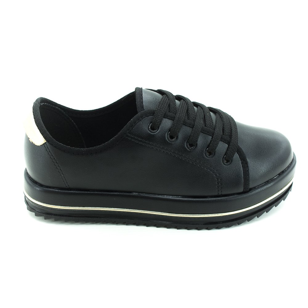 Tênis Feminino Beira Rio 4196.1024 - Preto