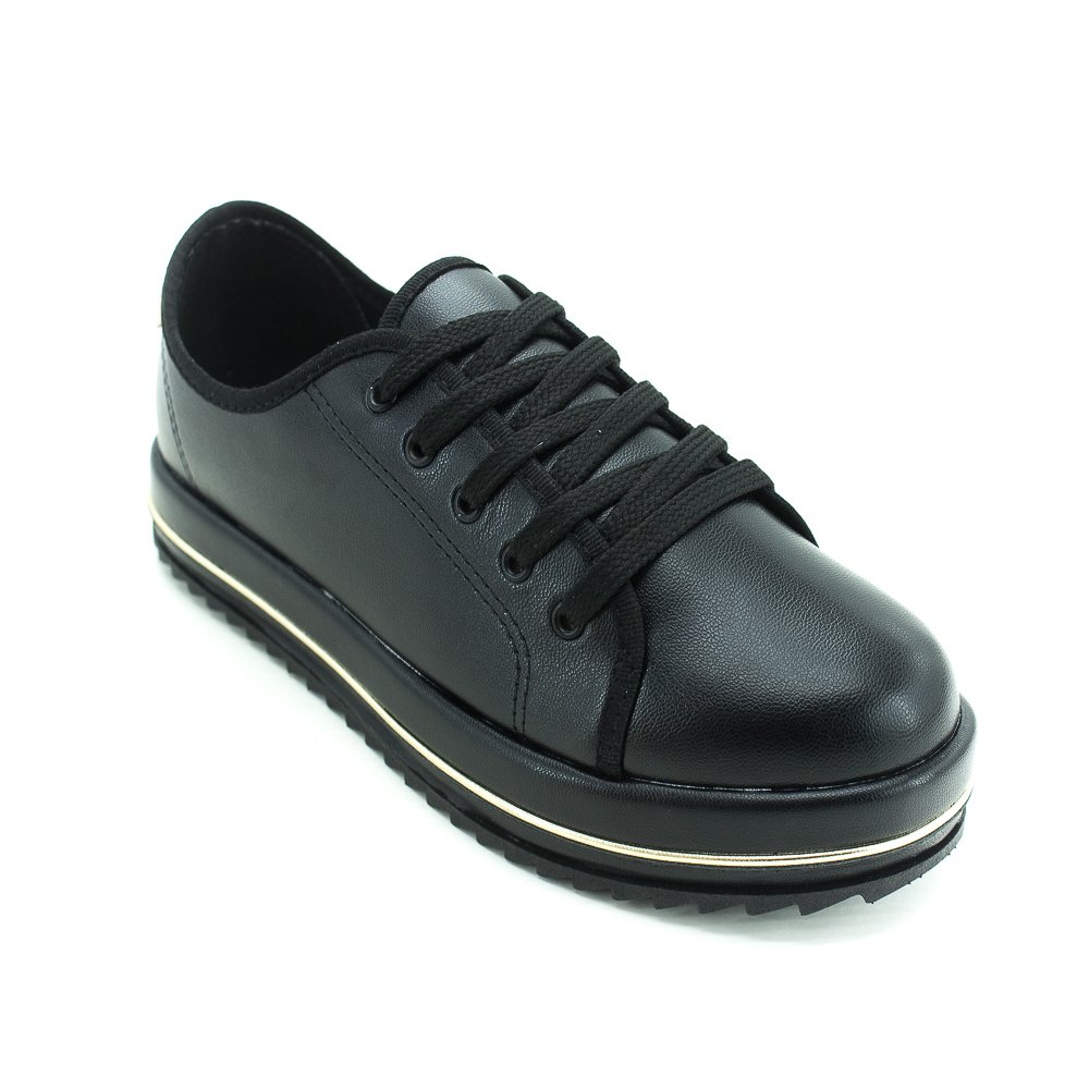 Tênis Feminino Beira Rio 4196.1024 - Preto Preto 2