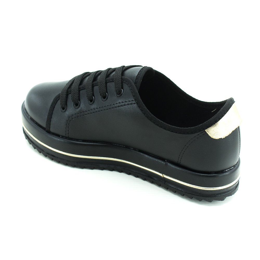 Tênis Feminino Beira Rio 4196.1024 - Preto Preto 3