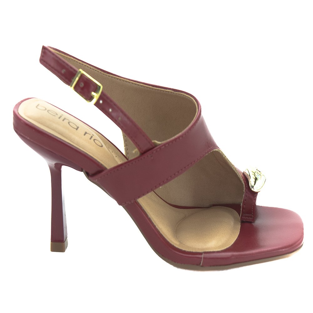 Sandália Feminina Beira Rio 8490.312 - Vermelho