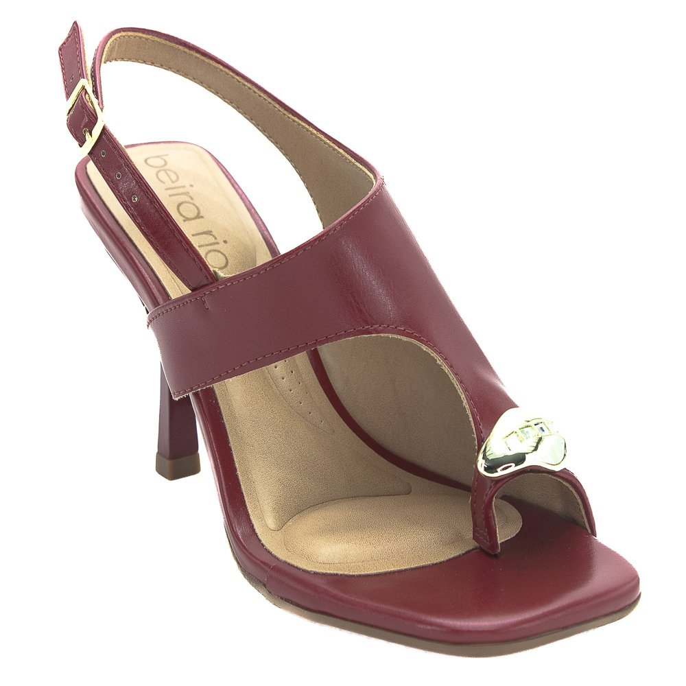 Sandália Feminina Beira Rio 8490.312 - Vermelho Vermelho 2