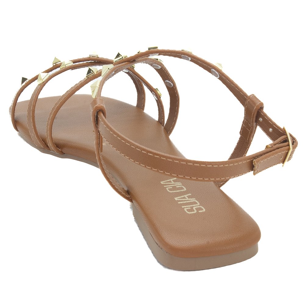 Sandália Feminina Sua Cia 8230.16133 - Marrom Marrom 3