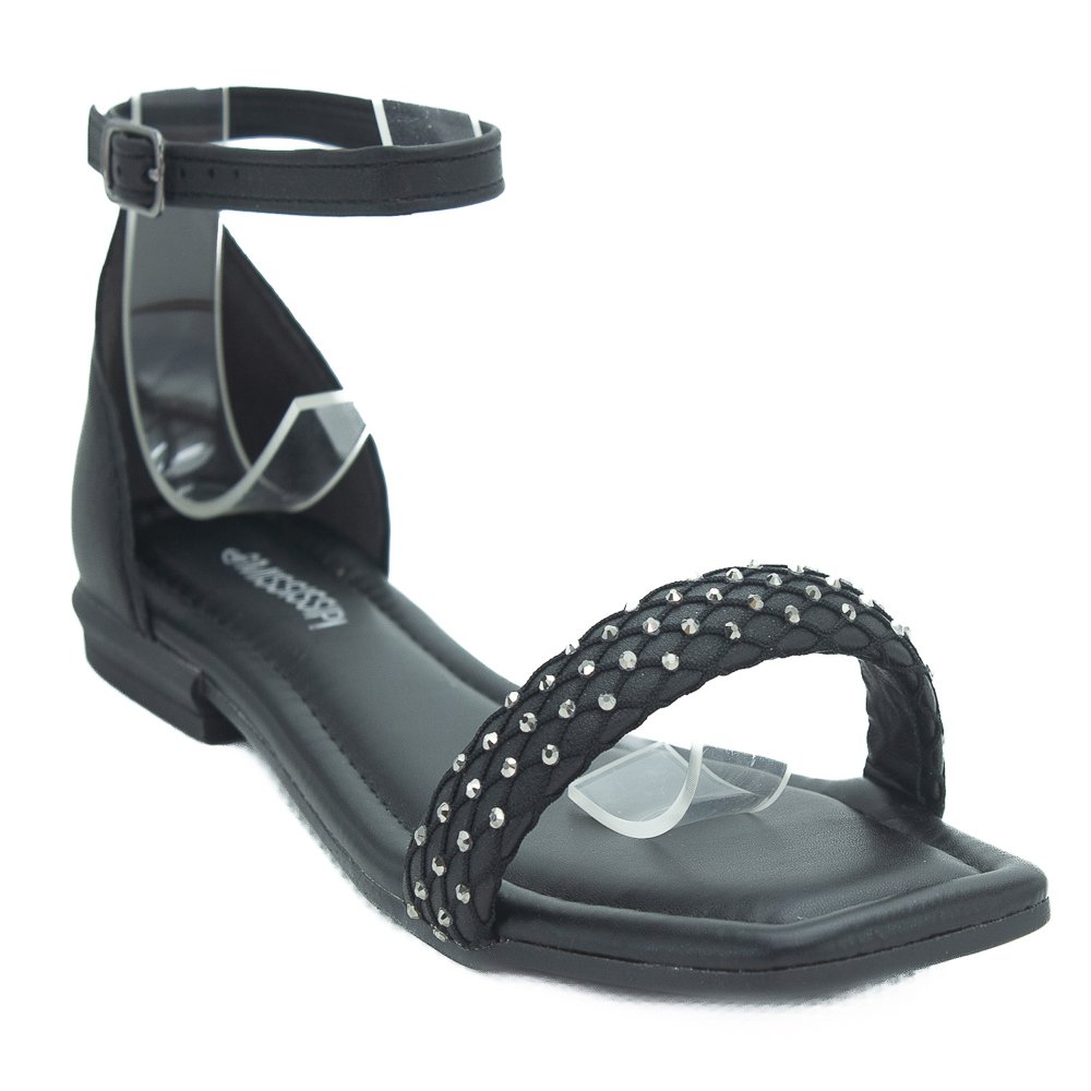 Sandália Feminina Mississipi MF833 - Preto Preto 2