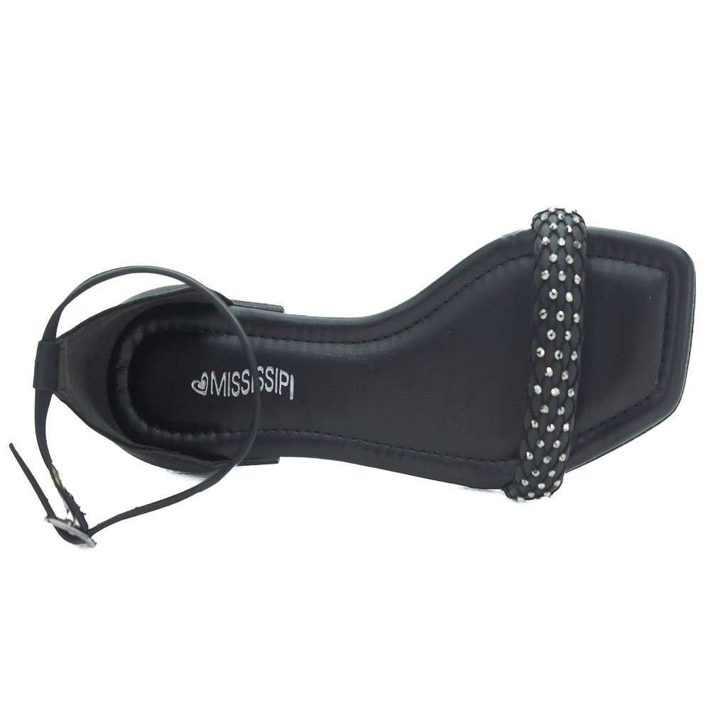 Sandália Feminina Mississipi MF833 - Preto Preto 5