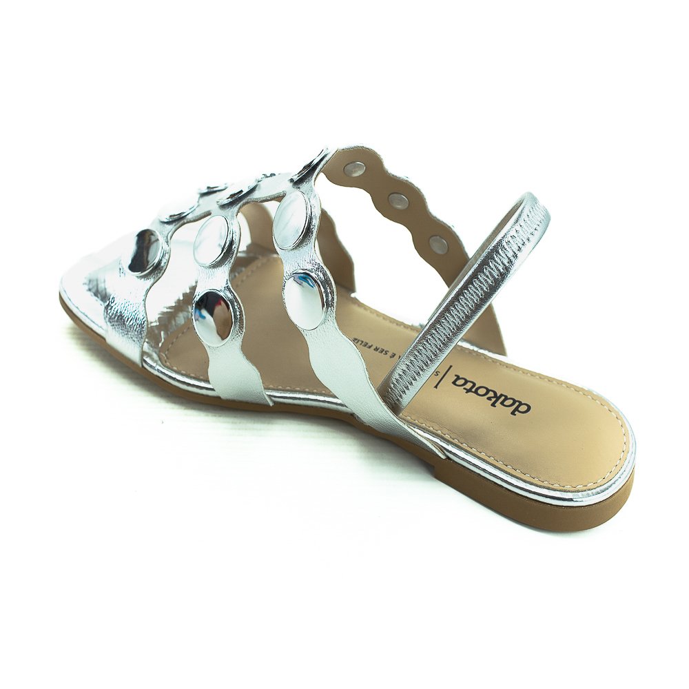 Sandália Feminina Dakota Y7601 - Prata Prata 3