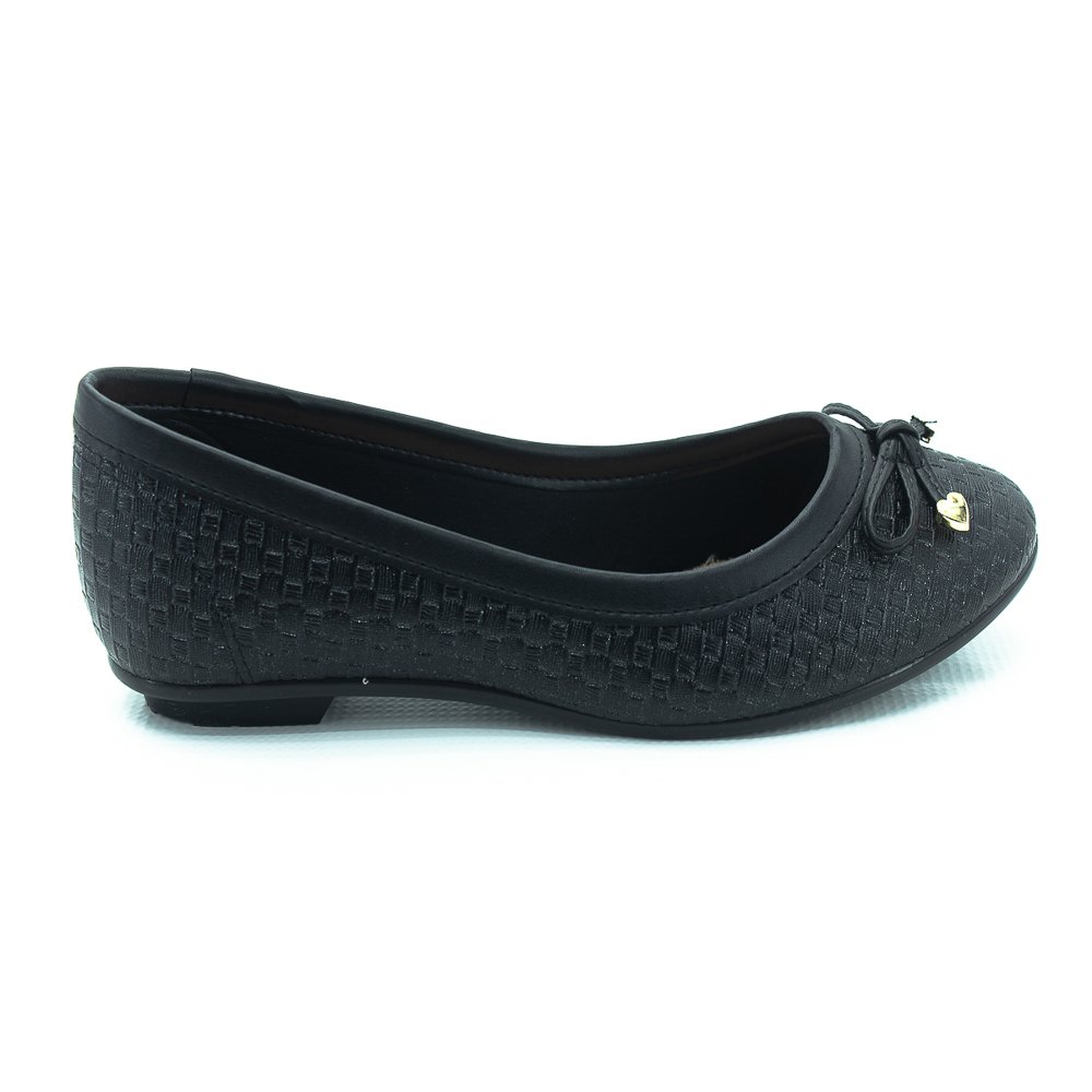 Sapatilha Feminina Moleca 5027.1423 - Preto
