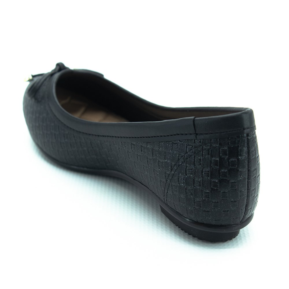 Sapatilha Feminina Moleca 5027.1423 - Preto Preto 4