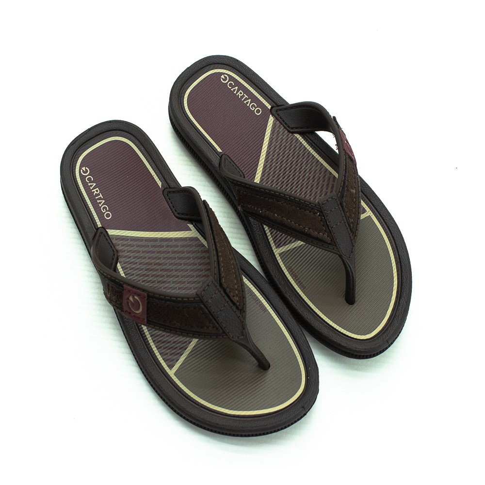 Chinelo Infantil Menino Cartago Maiorca - Marrom