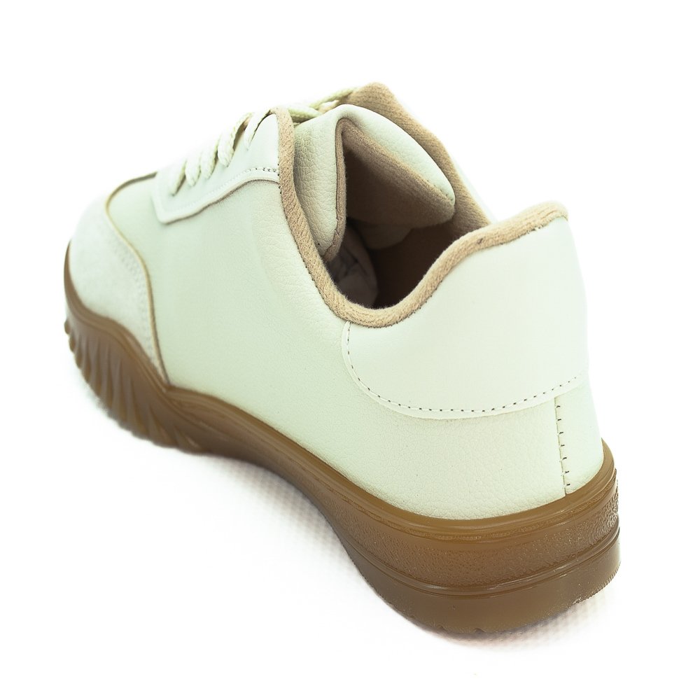 Tênis Feminino Moleca 5817.101 - Off White Branco 3