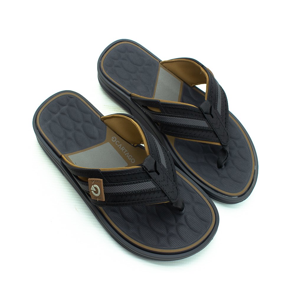 Chinelo Masculino Cartago Lyon III - Cinza