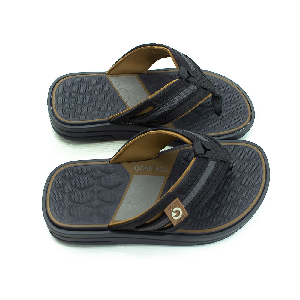 Chinelo Masculino Cartago Lyon III - Cinza Cinza 2