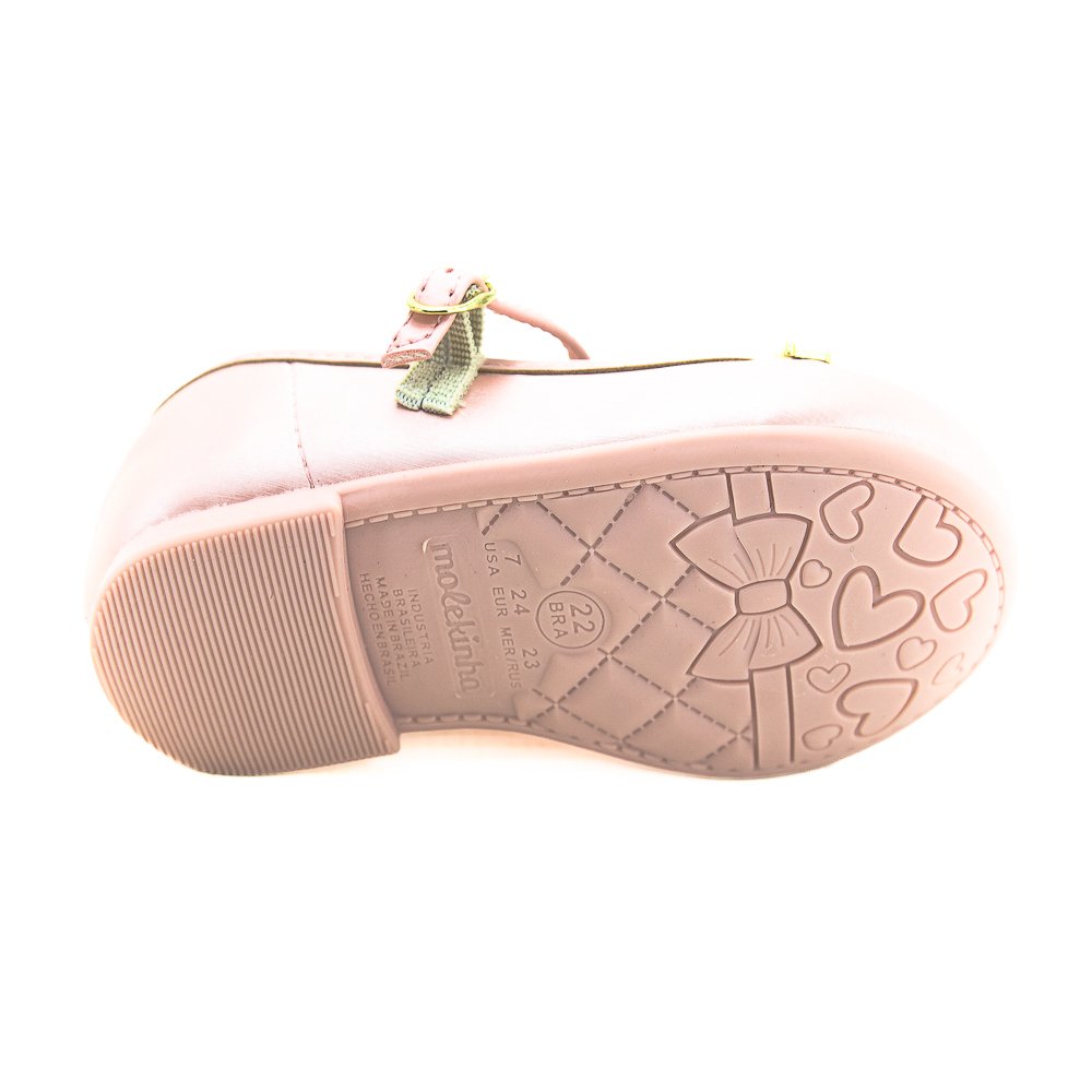 Sapatilha Infantil Menina Molekinha 2106.1041 - Rosa Rosa 4