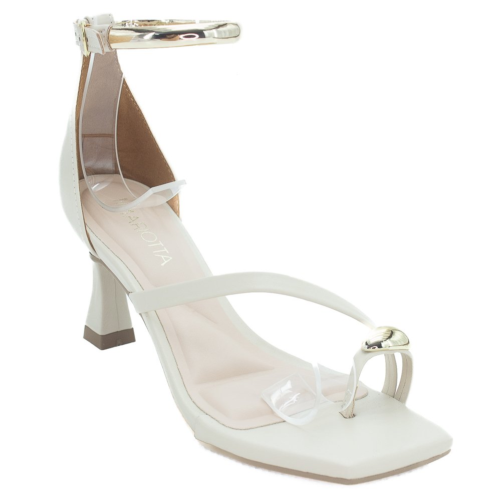 Sandália Feminina Mariotta 20961-03 - Off White Branco 2