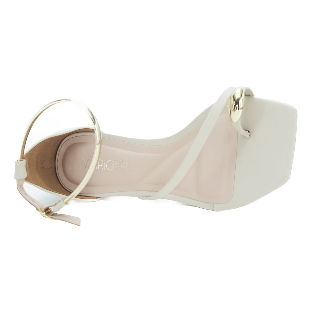 Sandália Feminina Mariotta 20961-03 - Off White Branco 5