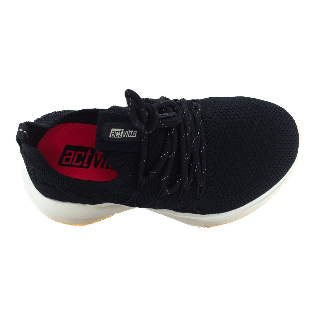 Tênis Feminino Actvitta 4839.107 - Preto Preto 5