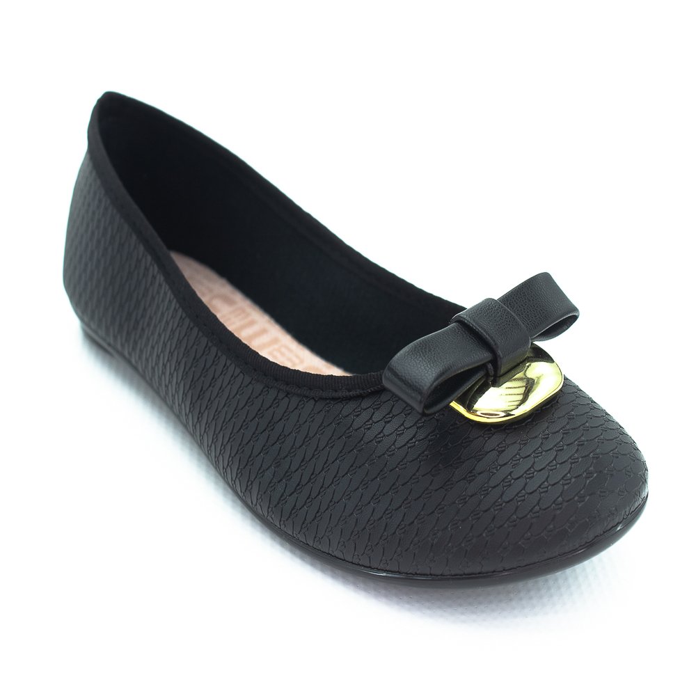 Sapatilha Feminina Moleca 5726.142 - Preto Preto 2
