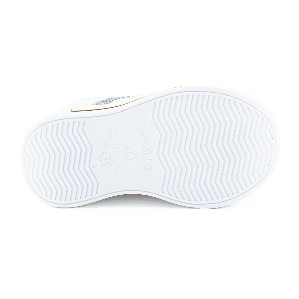 Tênis Infantil Menina Molekinha 2565.109 - Branco Branco 4