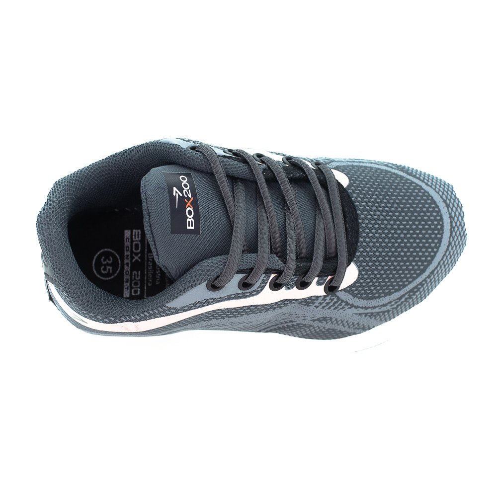 Tênis Feminino Box 200 Bx- 2506.2011 - Cinza Cinza 5