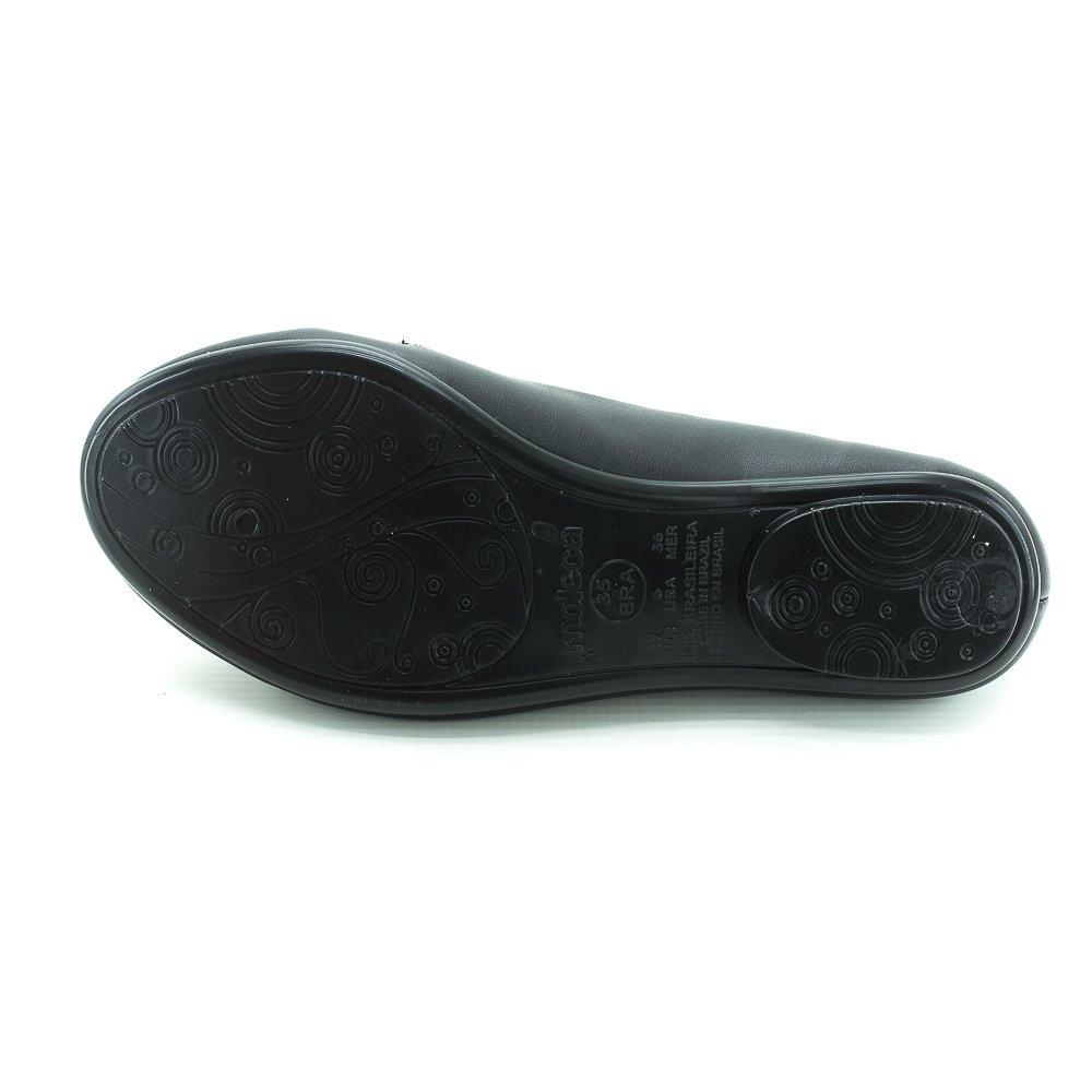 Sapatilha Feminina Moleca 5094.1654 - Preto Preto 4