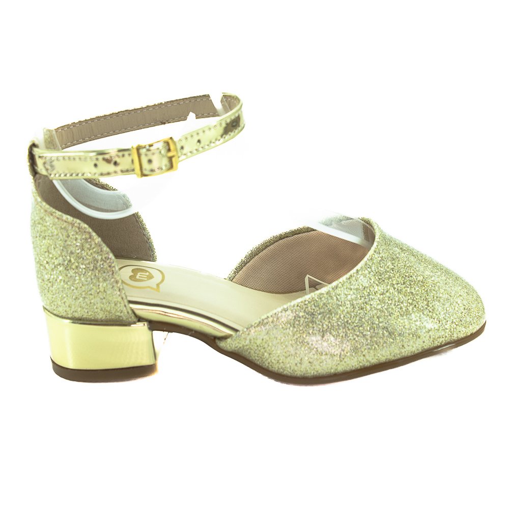 Sapato Infantil Menina Molekinha 2585.101 - Dourado