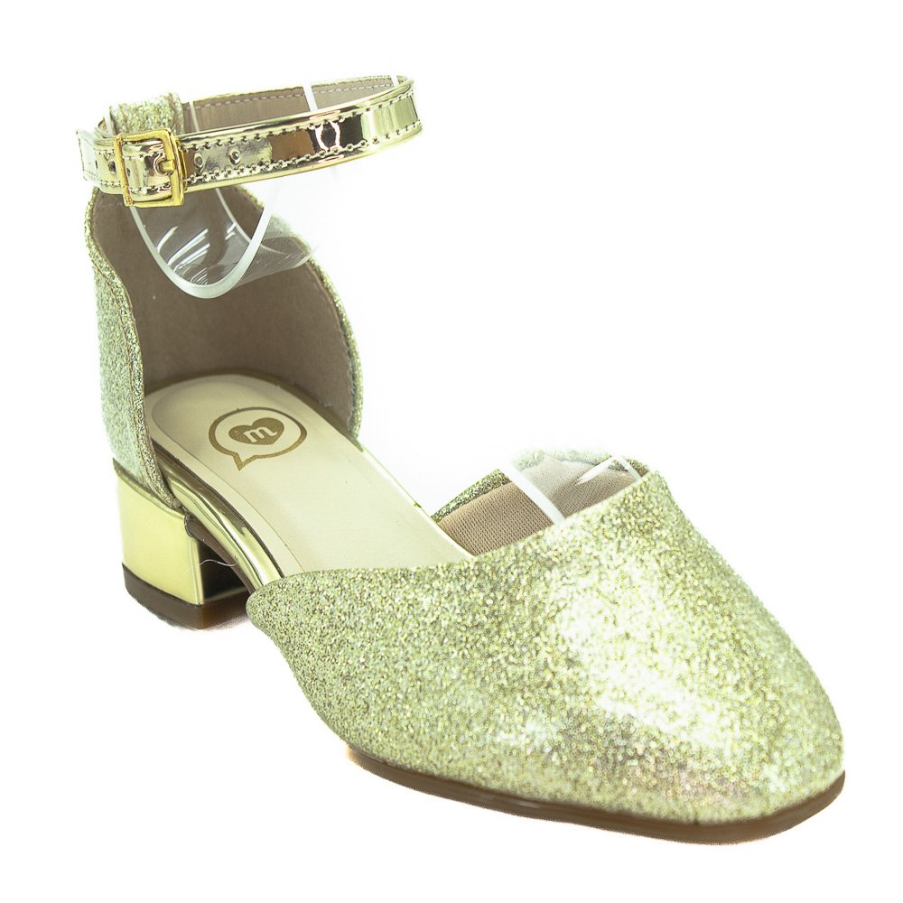 Sapato Infantil Menina Molekinha 2585.101 - Dourado Dourado 2