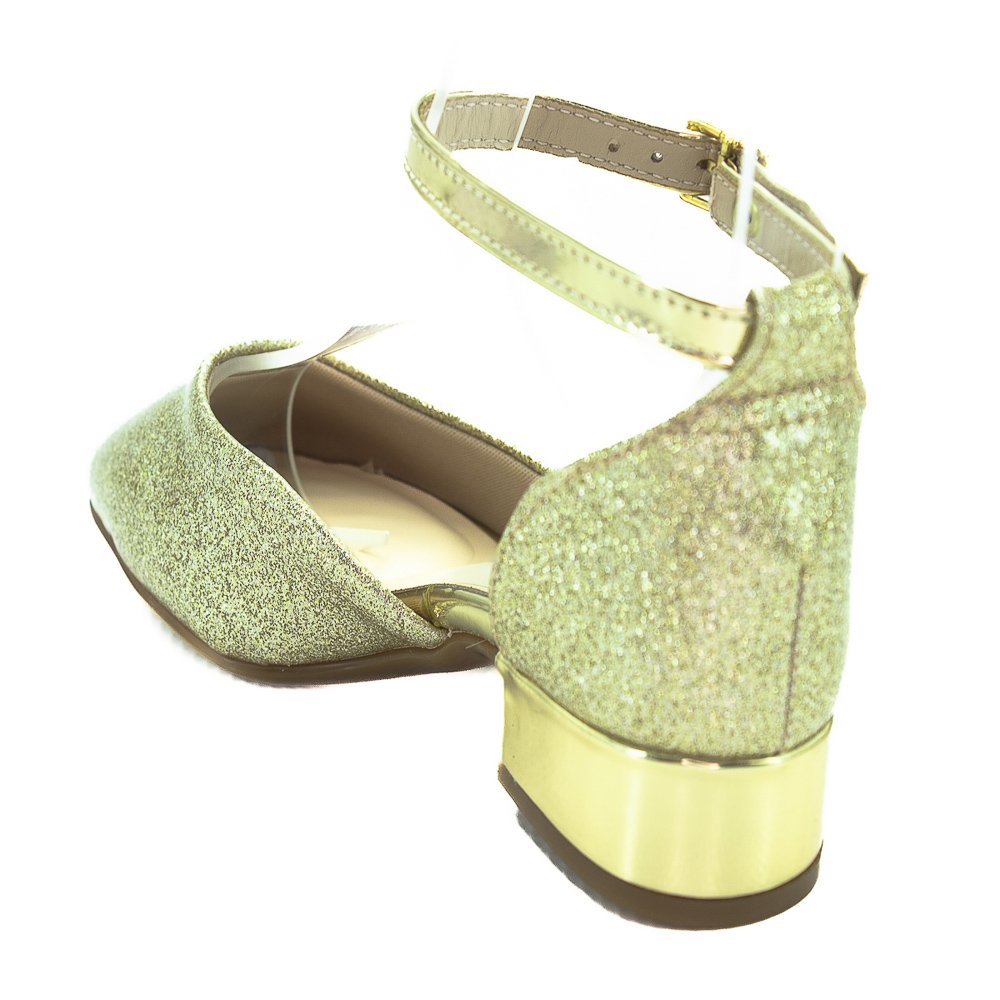 Sapato Infantil Menina Molekinha 2585.101 - Dourado Dourado 3