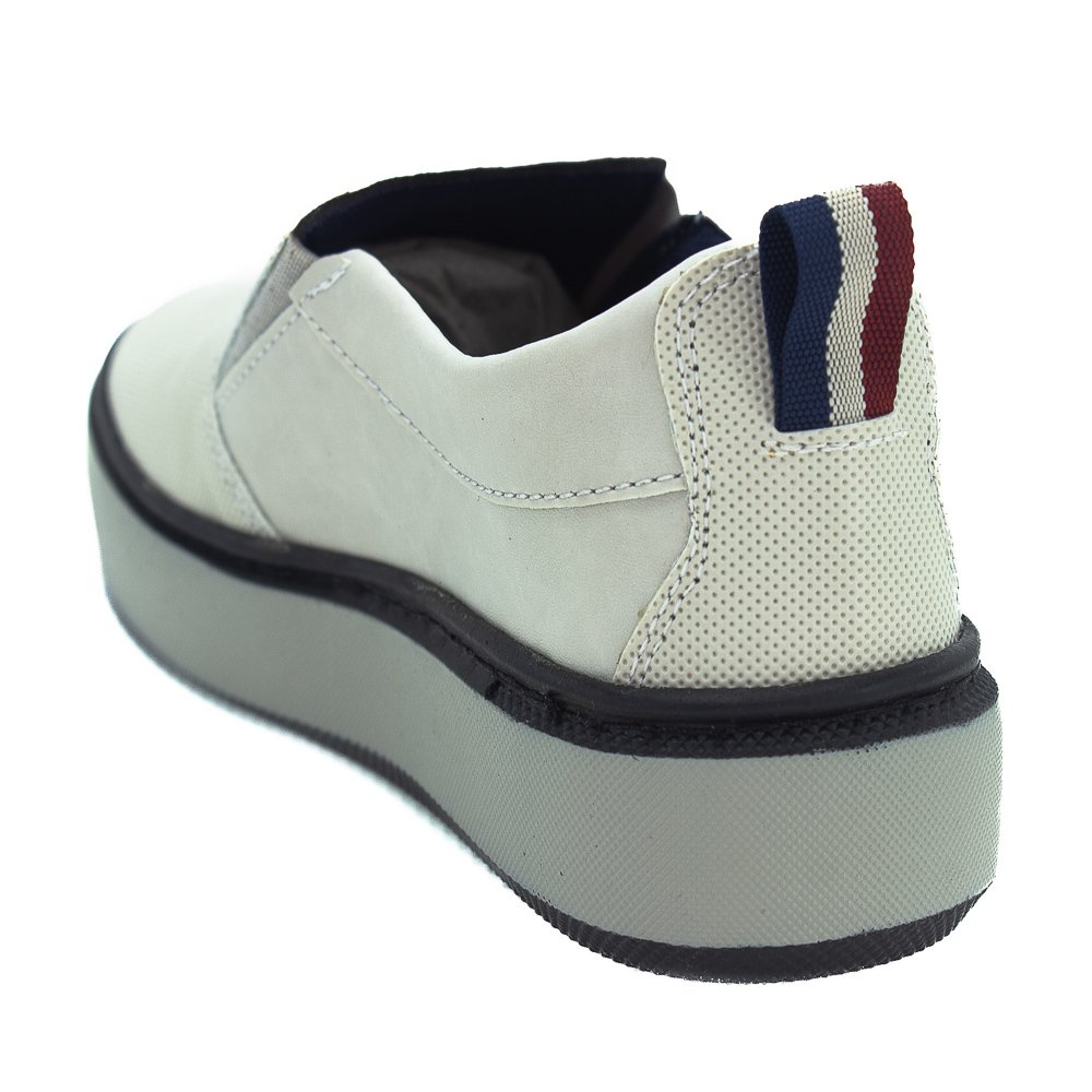 Sapatênis Masculino Code 3000 - Off White Branco 3