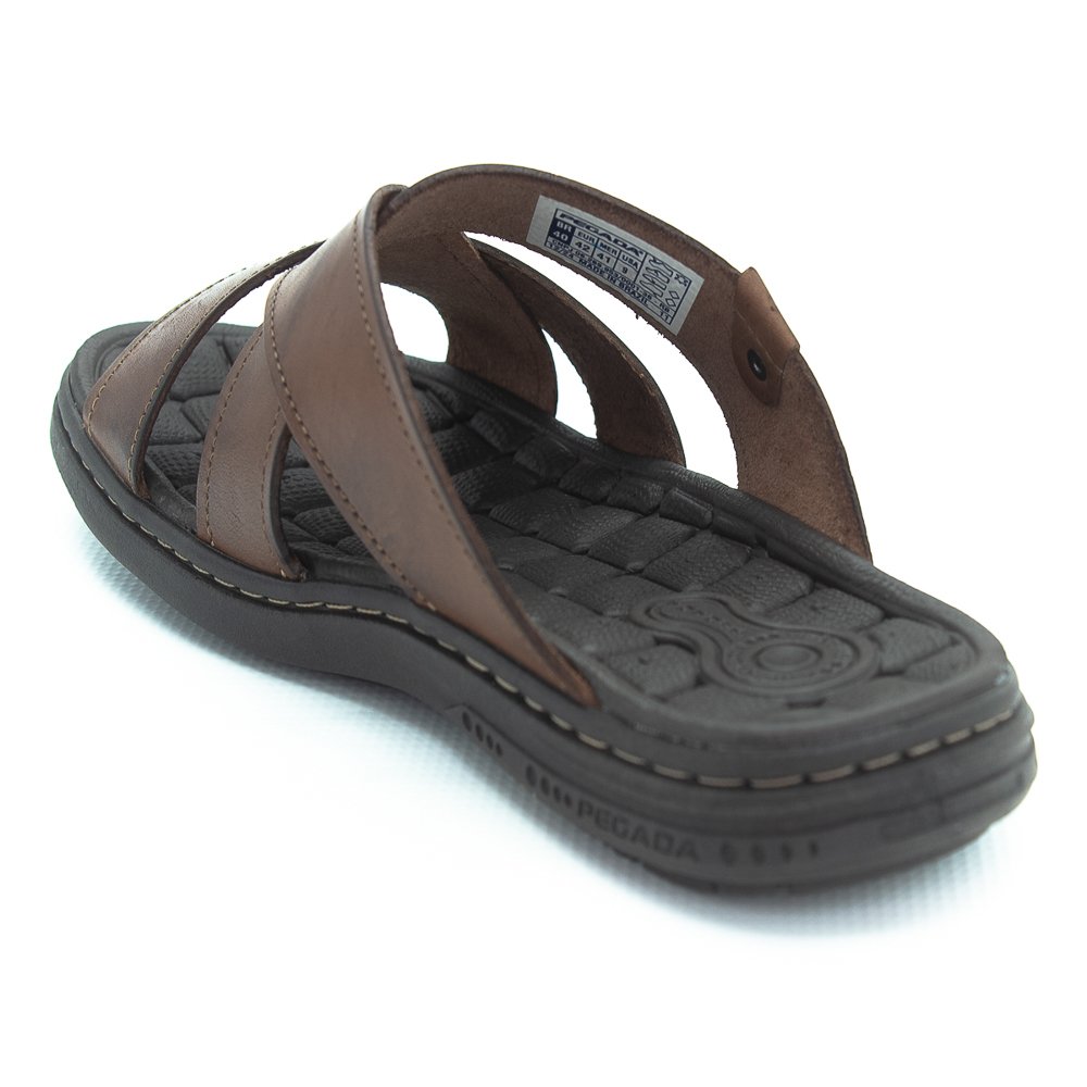 Chinelo Masculino Pegada 131285-01 - Marrom Marrom 3