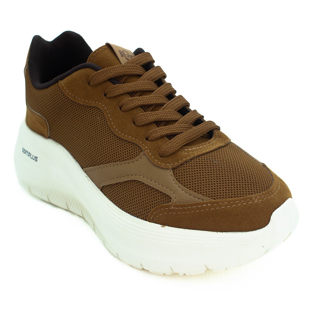 Tênis Masculino Br Sport 6000.101 - Marrom Marrom 2