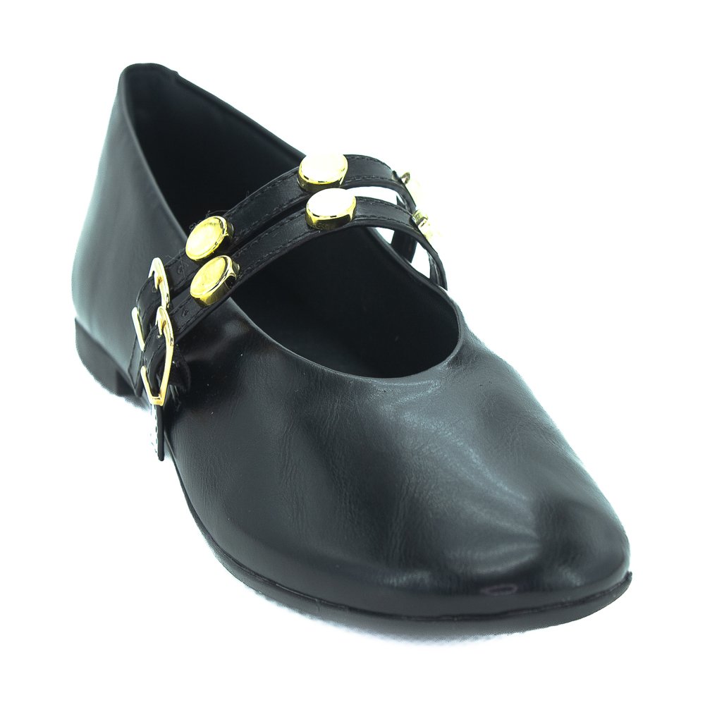 Sapatilha Feminina Sua Cia 8378.16090 - Preto Preto 2