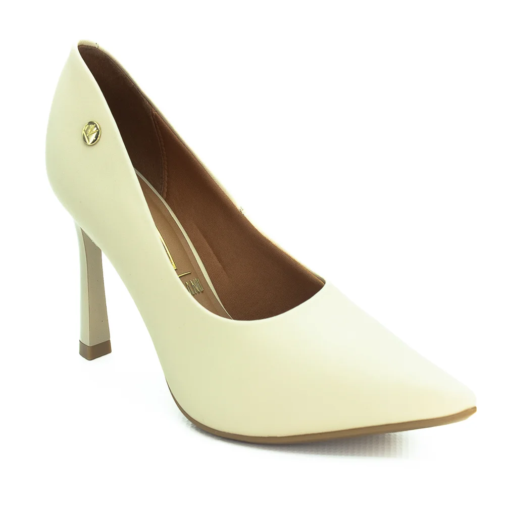 Scarpin Feminino Vizzano 1447.100 - Off White Branco 2