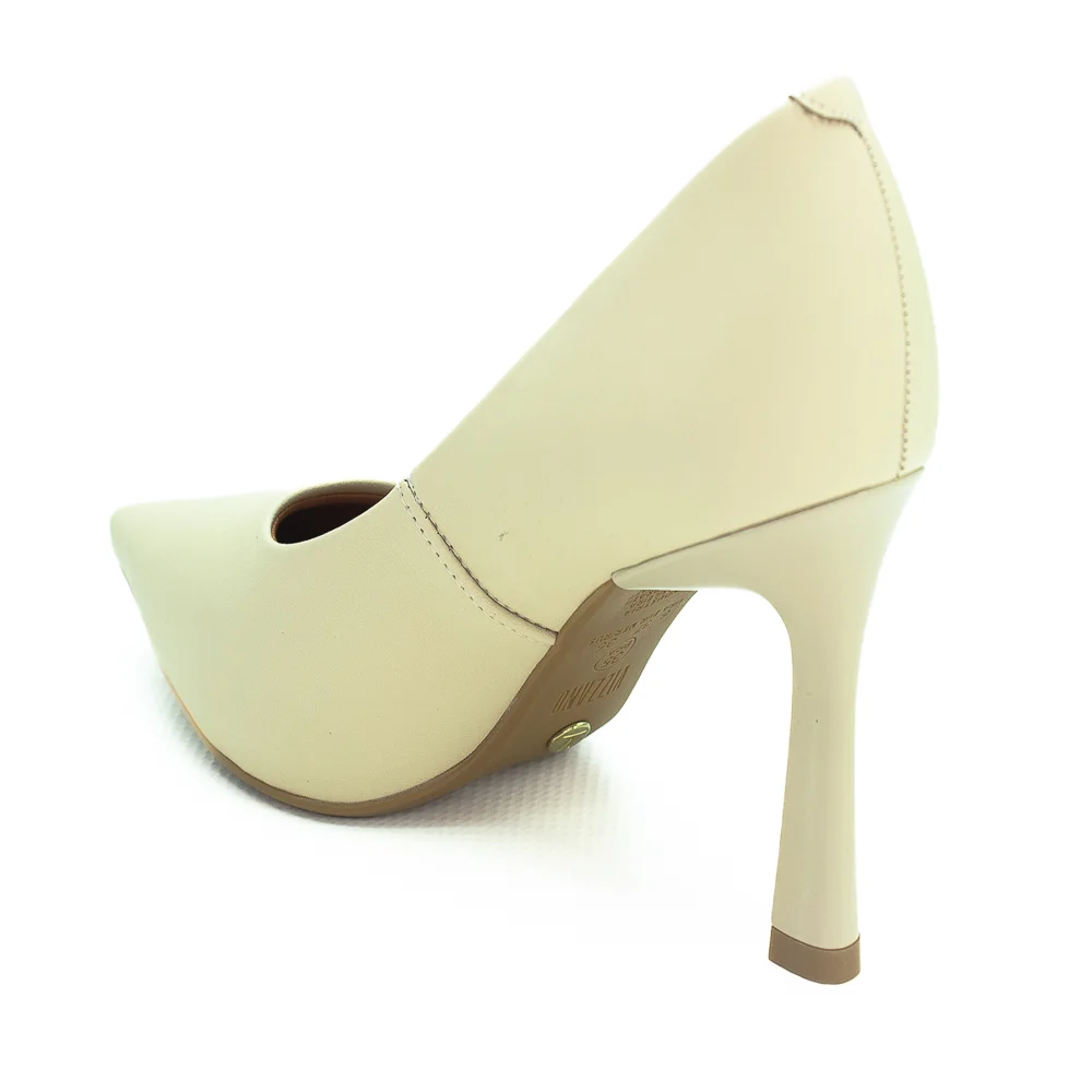 Scarpin Feminino Vizzano 1447.100 - Off White Branco 3