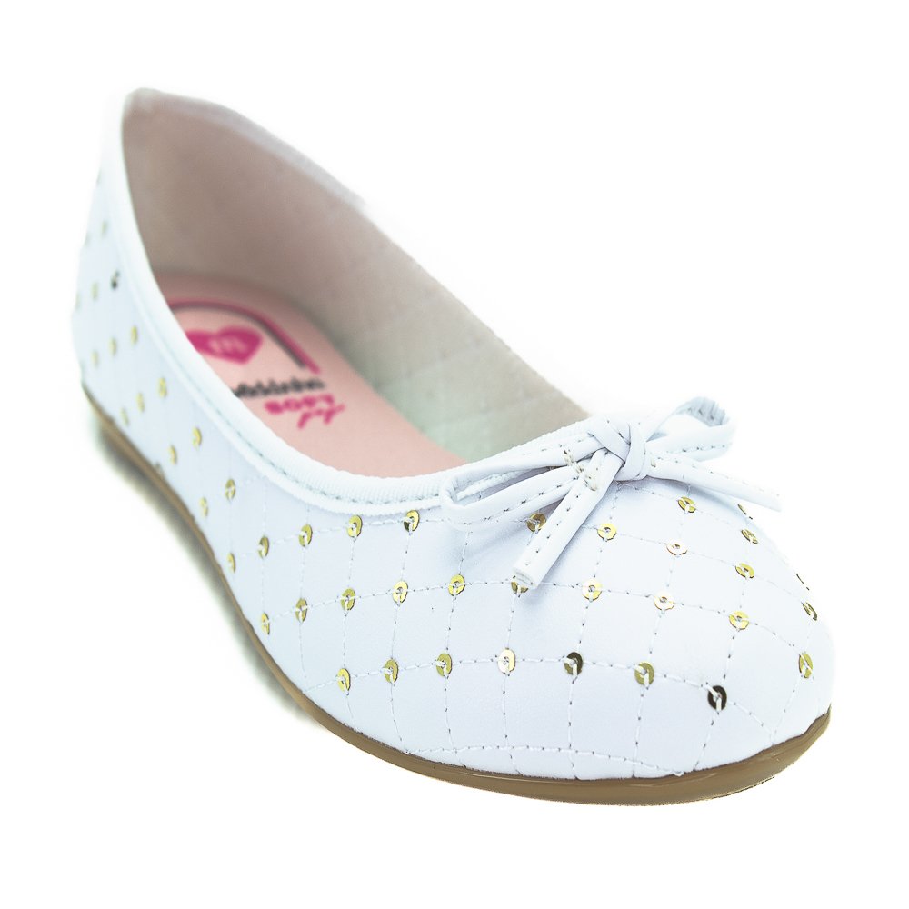 Sapatilha Infantil Menina Molekinha 2502.1005 - Branco Branco 2