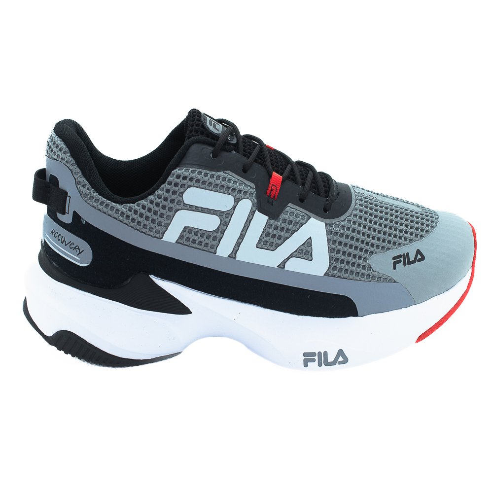 Tênis Masculino Fila Recovery - Cinza