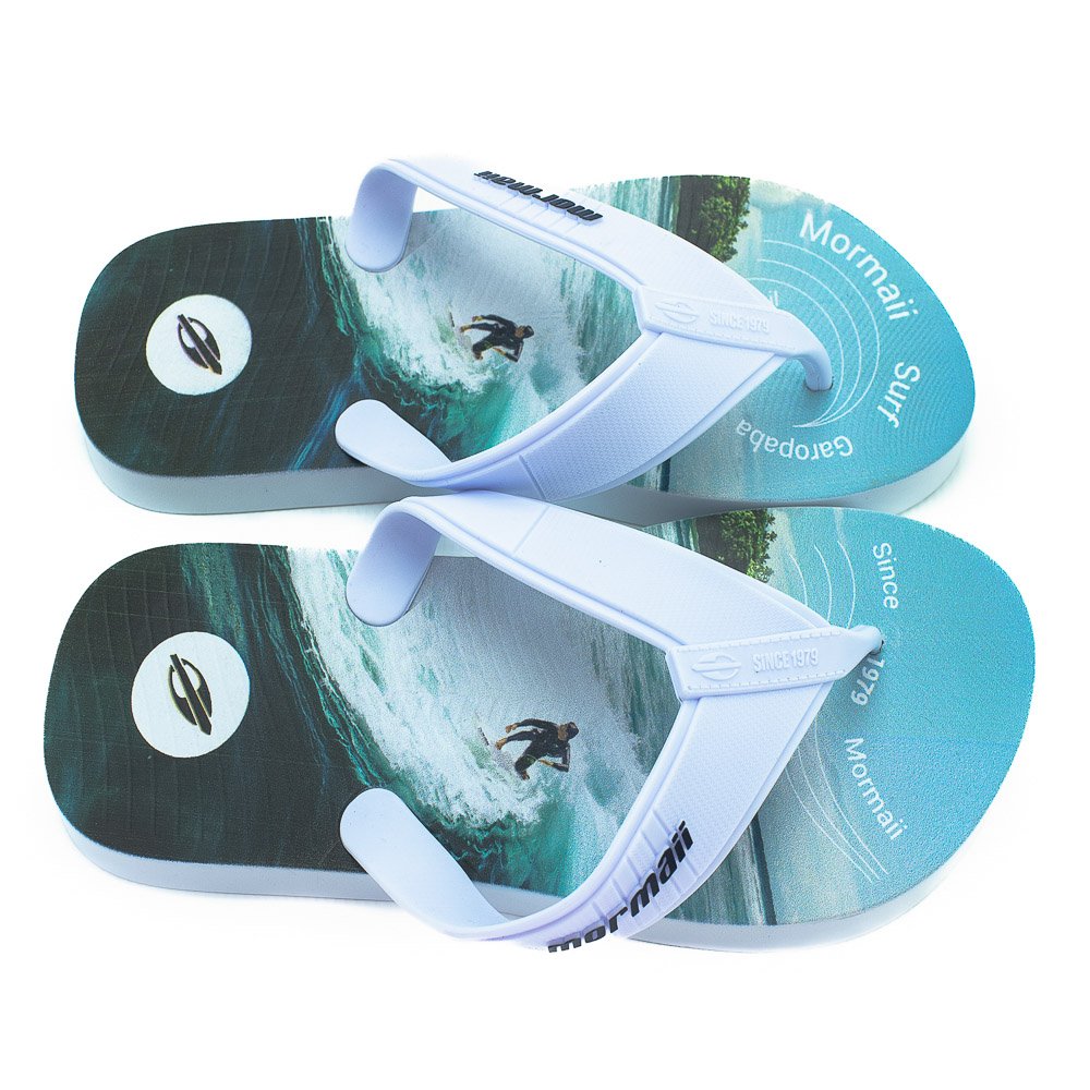 Chinelo Masculino Mormaii Tropical - Branco Branco 2