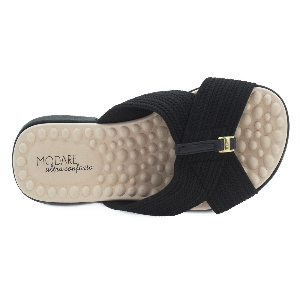 Tamanco Feminino Modare 7142.101 - Preto Preto 5